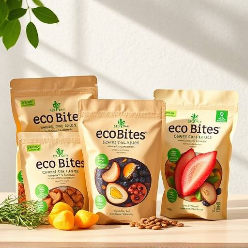 Branding and website creation for 'EcoBites', a sustainable food delivery service, showcasing vibrant imagery and eco-friendly messaging.